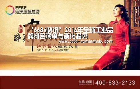 ‘6686快讯’2016年全球工业品牌排名榜单与变化趋势(图2) 6686官网